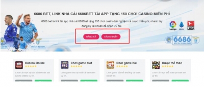 Nhà cái 6686 - 6686vn Bet: Điểm đến uy tín cho người mê cá cược